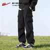 回力工装裤子男2025秋冬款加绒宽松休闲户外机能冲锋直筒加厚长裤 商品缩略图4