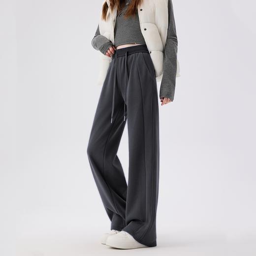 DANMO旦茉加绒卫裤 | 侧面拼接设计 软糯柔感面料 加绒加厚 保暖舒适 商品图0