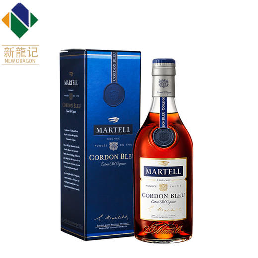 马爹利蓝带350ml 干邑白兰地法国原装进口洋酒 商品图0