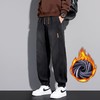 红览 牛仔裤男款美式高街宽松束脚加绒加厚哈伦休闲裤子K291 商品缩略图1