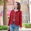 西子/美丽人生羊绒毛莱赛尔手工双面呢保暖圆领外套/WTYF0237 商品缩略图5