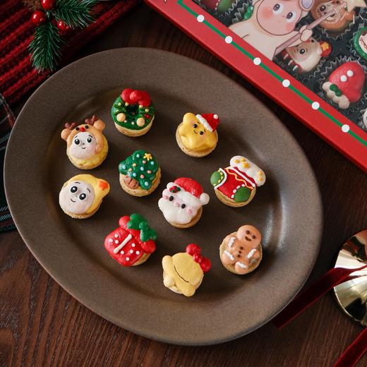 【预售23-24发货~】圣诞节·mini马卡龙礼盒（18颗装·6种口味） 商品图1