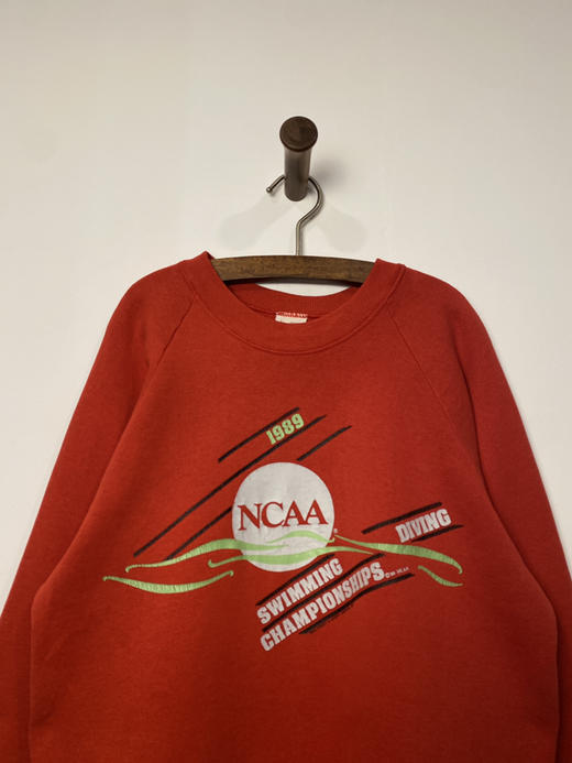 80年代 Vintage FRUIT OF THE LOOM 水果牌 NCAA 美国大学体育协会 美国制 卫衣 _SLSS(L) 商品图0