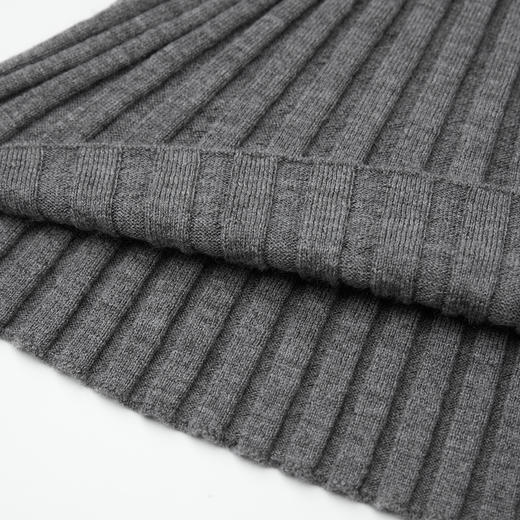 ROMI STUDIO“纸片人”精纺羊绒羊毛坑条打底修身针织衣 RWCAST3316 商品图4