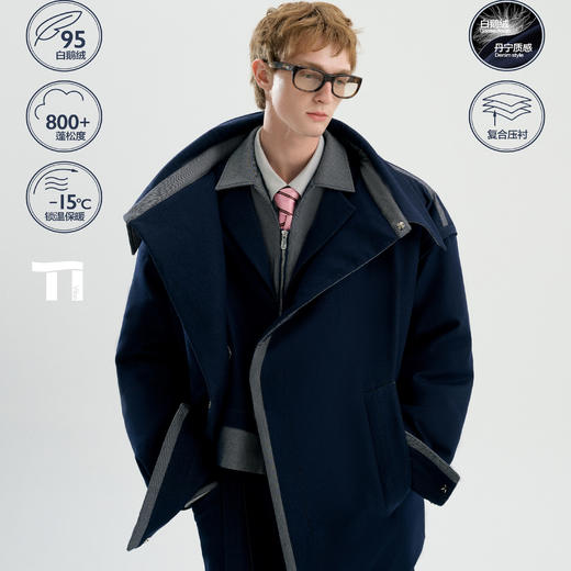 【主理人推荐】启世录“年度压轴”95鹅绒奢品牛仔羽绒服 商品图0