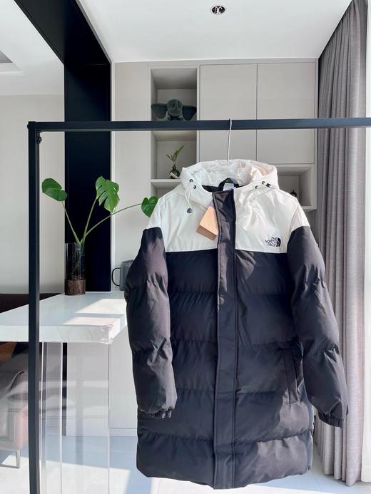 D120826中长款加厚连帽棉服男女情侣款百搭好穿棉衣 商品图4