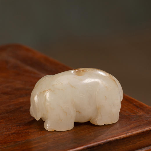 清	玉雕太平有象挂饰 商品图1