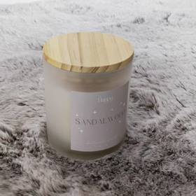 迪拜 The Happy Gift Co. 高级感木盖香薰蜡烛 室内香氛装饰摆件