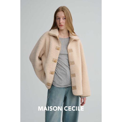 MAISON CECILE 两穿|羊毛厚实正反两穿夹克外套（新增可可棕） 商品图1