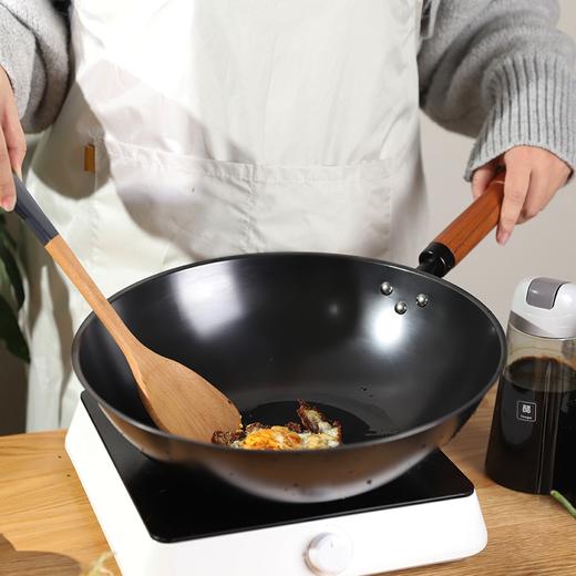 疯抢中！！出口品质【箕手堂·纯铁不粘锅】无涂层免开锅 守护全家健康 送防爆玻璃锅盖 商品图7