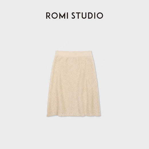 ROMI STUDIO“法式精致”100%棉重工肌理感香风可手洗百搭半裙M3896 商品图1