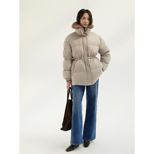 HeyDress复古水洗加绒修身牛仔裤 商品图4