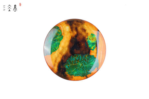 三希堂  流霞系列  《荷》大漆茶罐 商品图3