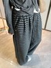 D120832休闲舒适风格高腰抽绳设计竖条纹的宽松阔腿裤 商品缩略图14
