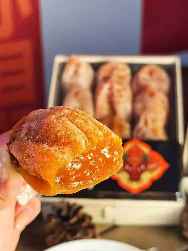 富平吊柿 牛柿柿饼 软糯甜 柿香味浓 甜蜜溏心瞬间裹满整个口腔~