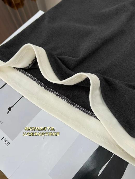 D120848撞色假两件柔软舒适单穿内搭针织打底衫 商品图11