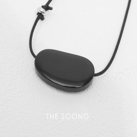 THESOONG|"吊坠项链"手工编织经浸定型蜡绳调节扣项链HWZB7919 商品图3