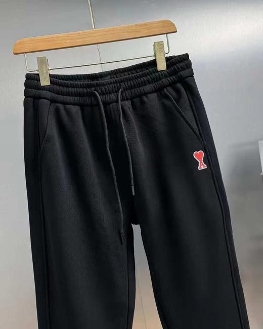 D120850银狐绒加绒秋冬男士运动束脚卫裤休闲裤 商品图3