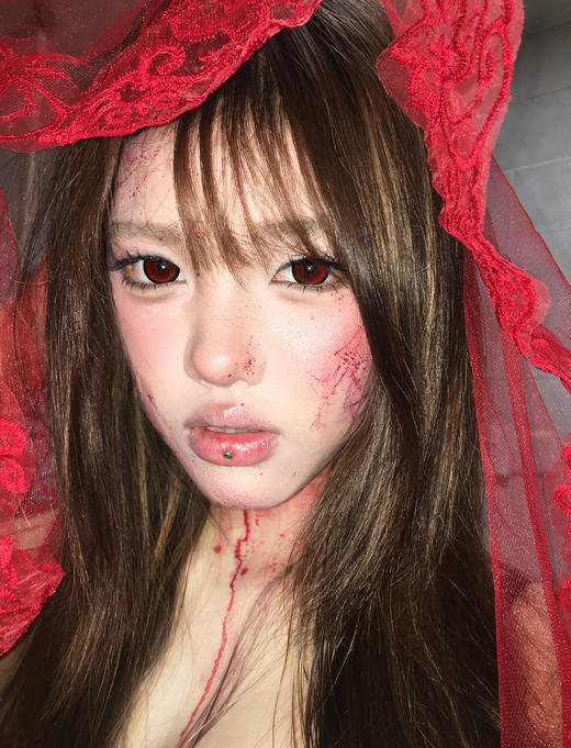 Jumicon 半年抛 玫瑰墓园 直径14.5mm着色13.9mm 商品图0