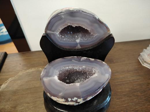 ²【安然水晶】天然水晶玛瑙聚宝盘 LS-251 48小时鉴赏期 HM02-CRMM-ARSJ 商品图5