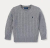 【秒杀价已调 直接拍】2025 新款 Ralph Lauren/拉夫劳伦 RL 经典常青款 绞花圆领 编结针织毛衫 可配亲子装 商品缩略图3
