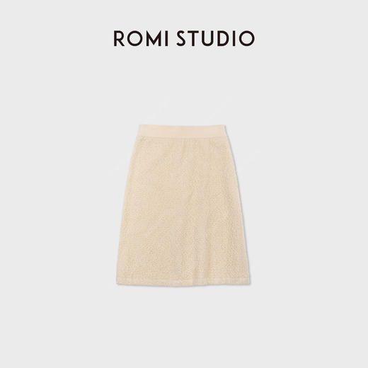 ROMI STUDIO“法式精致”100%棉重工肌理感香风可手洗百搭半裙M3896 商品图0