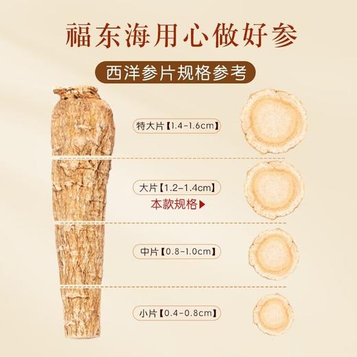 【福东海】西洋参礼盒（50g*2）/盒 100克（白色礼盒）（1.2cm-1.4cm） 商品图3
