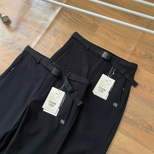 可隆男士户外运动软壳裤防泼水防风加绒长裤 商品图2