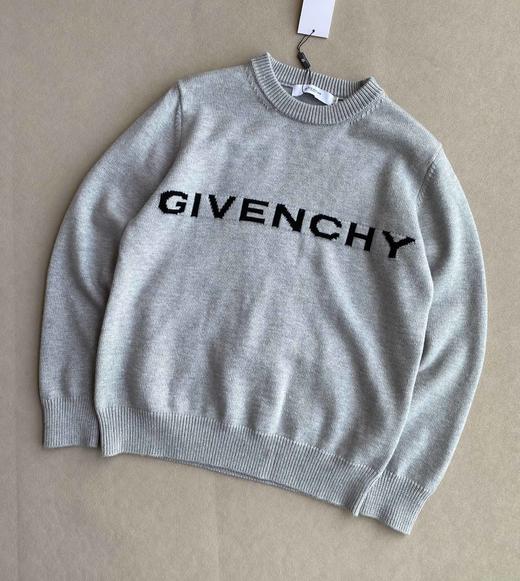 D120812秋冬新品联名款织花圆领针织套头毛衣男女同款 商品图0