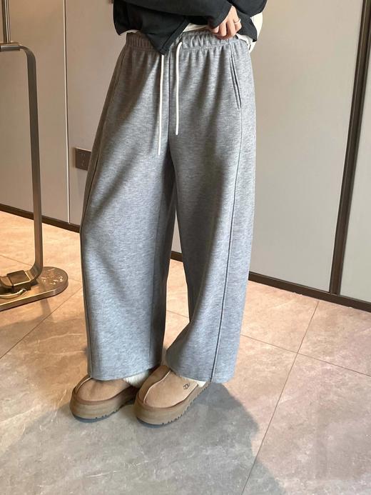 D120833慵懒舒适休闲风加绒九分羊绒气球裤女士阔腿裤 商品图12