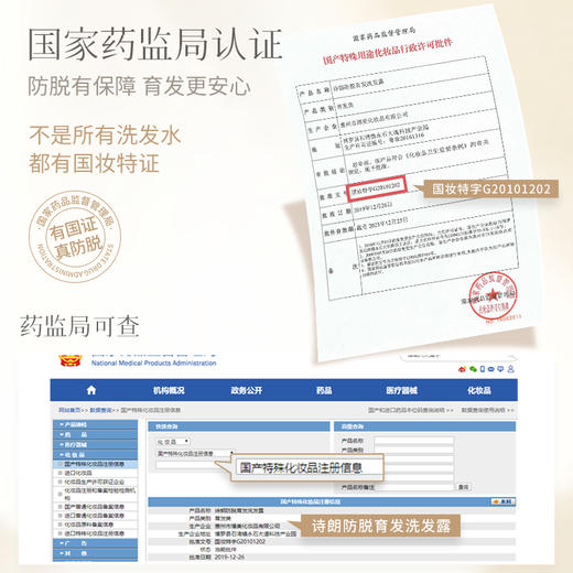 【品质国货】买1送1 诗朗洗发露 防脱育发 控油去屑蓬松 香水级香氛 商品图8