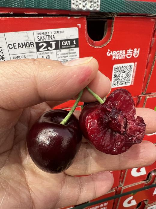【团购特惠】桑提娜santina车厘子 ！果面干净！ 硬度好，新货浓甜微酸！收货后请放冷藏小段时间再食用，吃多少拿多少，坏果超过10颗以上包售后，轻微裂口，不予售后；介意慎拍~ 商品图9