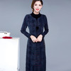 QYM 99H303中长款加绒加厚妈妈连衣裙保暖收腰显瘦时尚 商品缩略图4