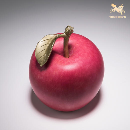 铜师傅《吉祥苹果》客厅平安果铜摆件 家居装饰工艺品 乔迁礼物 商品图3