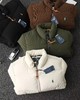 D120806格纹布长袖拉链灯芯绒立领羽绒服男女同款 商品缩略图3