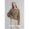 MAISON CECILE 四色|磨毛超糯温暖亲肤松弛蝙蝠袖含羊毛打底上衣 商品缩略图1