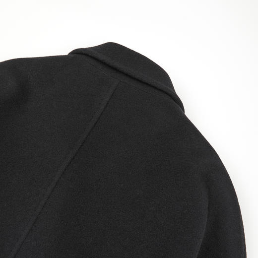 ROMI STUDIO秘鲁羊驼超细澳毛西装领收腰毛呢大衣外套RWCWW87287 商品图7