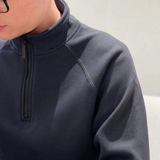 格桑米男士羊毛加绒卫衣，半高领半拉链设计，寒冬也要保持优雅 商品图1