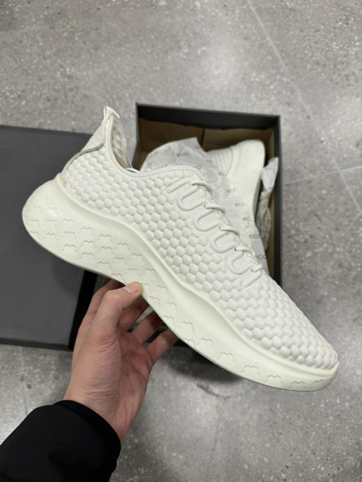 正品 ecco爱步 悦动 皮革 生活休闲鞋 男款 白色 全新鞋盒破损 尺码43码0449 商品图2