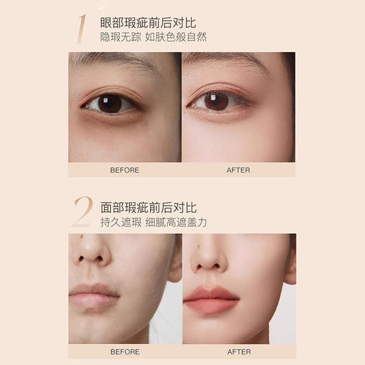 【精研配方质地滋润❗️打造妈生好皮】DPU遮瑕膏遮盖斑点脸部泪沟痘印黑眼圈三色遮瑕盘液修容提亮。jb 商品图1