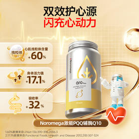 【跨境】挪威进口Noromega辅酶PQQ胶囊60粒