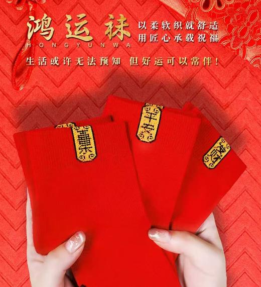 SL竹纤维男士踩小人鸿运袜160 商品图0