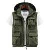 男士薄款休闲马甲春秋季男女同款多口袋工装大码坎肩连帽背心 商品缩略图4