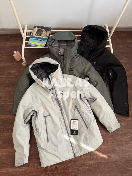 凯乐石阿斯本硬壳羽绒服冬季新款700蓬鹅绒保暖3层压胶滑雪外套男 商品图4