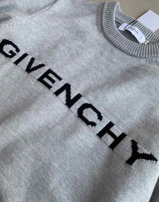 D120812秋冬新品联名款织花圆领针织套头毛衣男女同款 商品图4