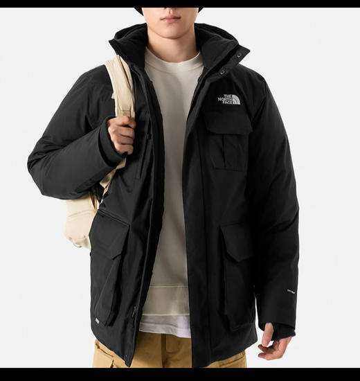 T2F元单经典款鹅绒防水 可拆卸连帽羽绒服 YR189 商品图1