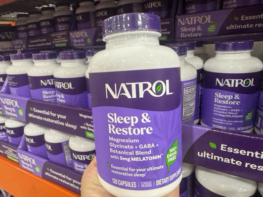 🌙特价！截止12/14！260元/瓶！💤【Costco 热卖｜Natrol Sleep & Restore 深度睡眠配方】💤🌙再也不用翻来覆去睡不着！ 商品图0