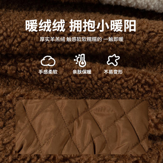 迪士尼男童羊羔绒上衣冬季加绒外套XD4DS056
 商品图8