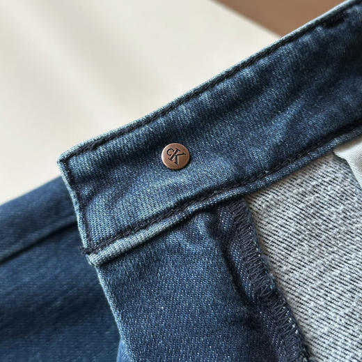 原单正品CK25年秋冬90系列男士美式复古磨绒加绒牛仔裤12.6 商品图6