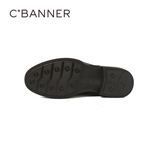 千百度2026春季男鞋防滑耐磨橡胶大底 商务正装A26171202 商品图3